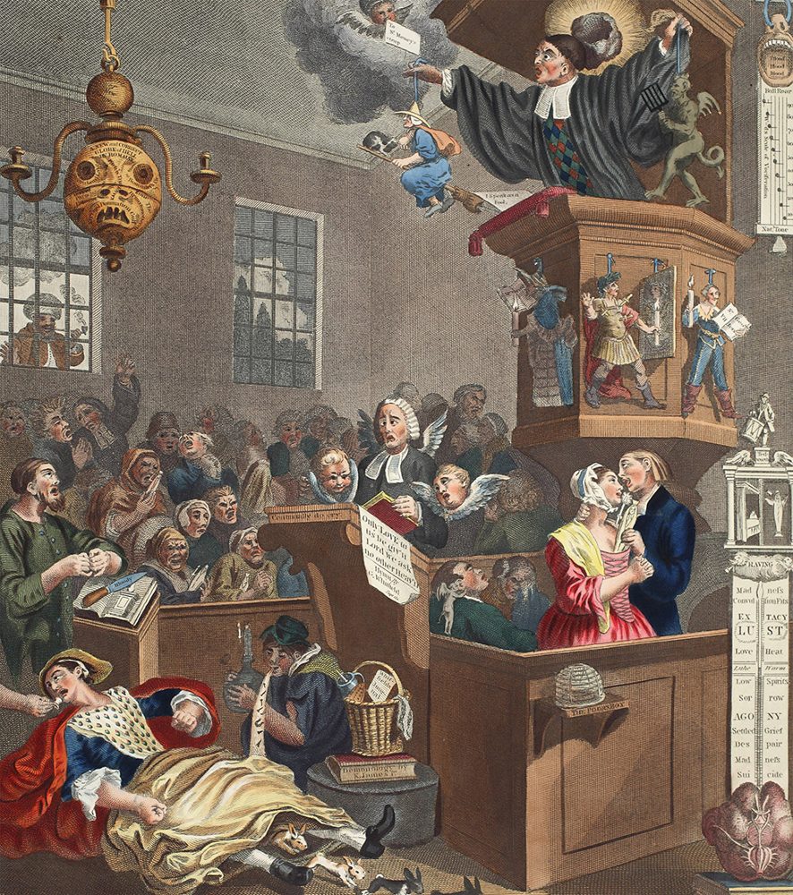 A William Hogarth satirical engraving